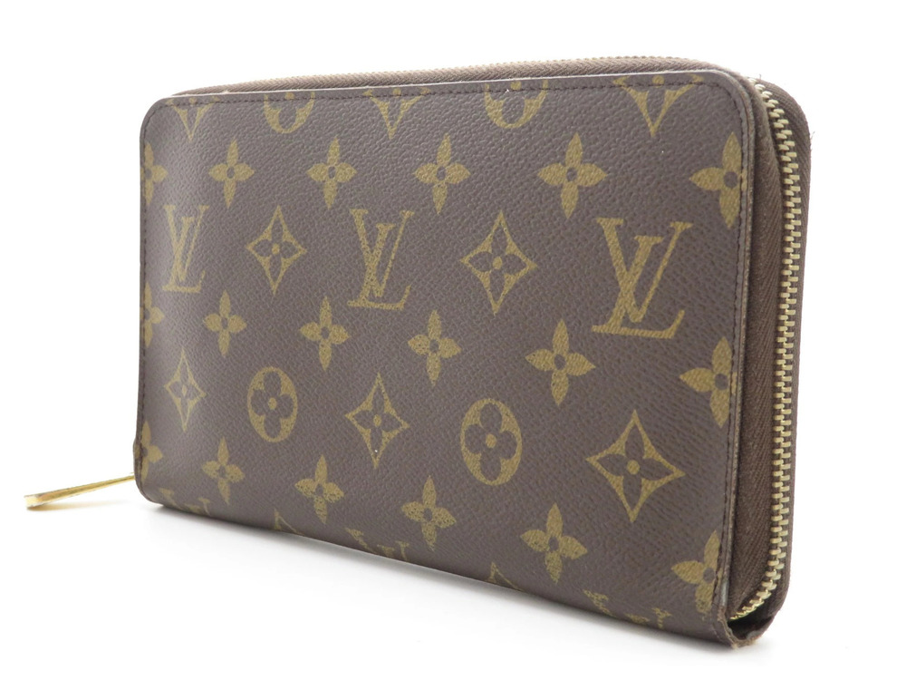 Louis Vuitton Organizer Monogram Zippy Brown